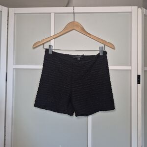 Stylish Black Textured Bike Shorts